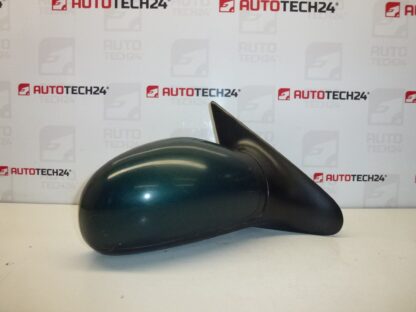 Specchietto retrovisore destro verde metallizzato Peugeot 406 8149T1