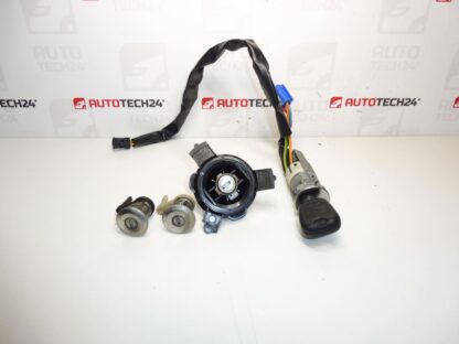 Set serratura Peugeot 206 206+ 1 chiave 4162NR 4162EZ