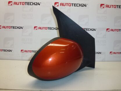 Specchio destro arancione metallizzato Citroën C1 Peugeot 107 87910-0H010 87910-0H011