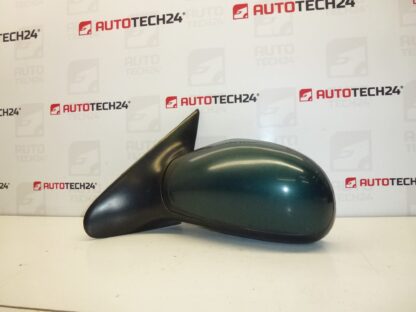 Specchietto retrovisore sinistro verde metallizzato Peugeot 406 8149S2