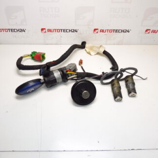 Set serratura Citroën Peugeot Fiat + 1 chiave 4162Y3 4162Y2