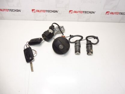 Set serratura Citroën C8 Peugeot 807 + 2 chiavi 4162KQ 4162KF